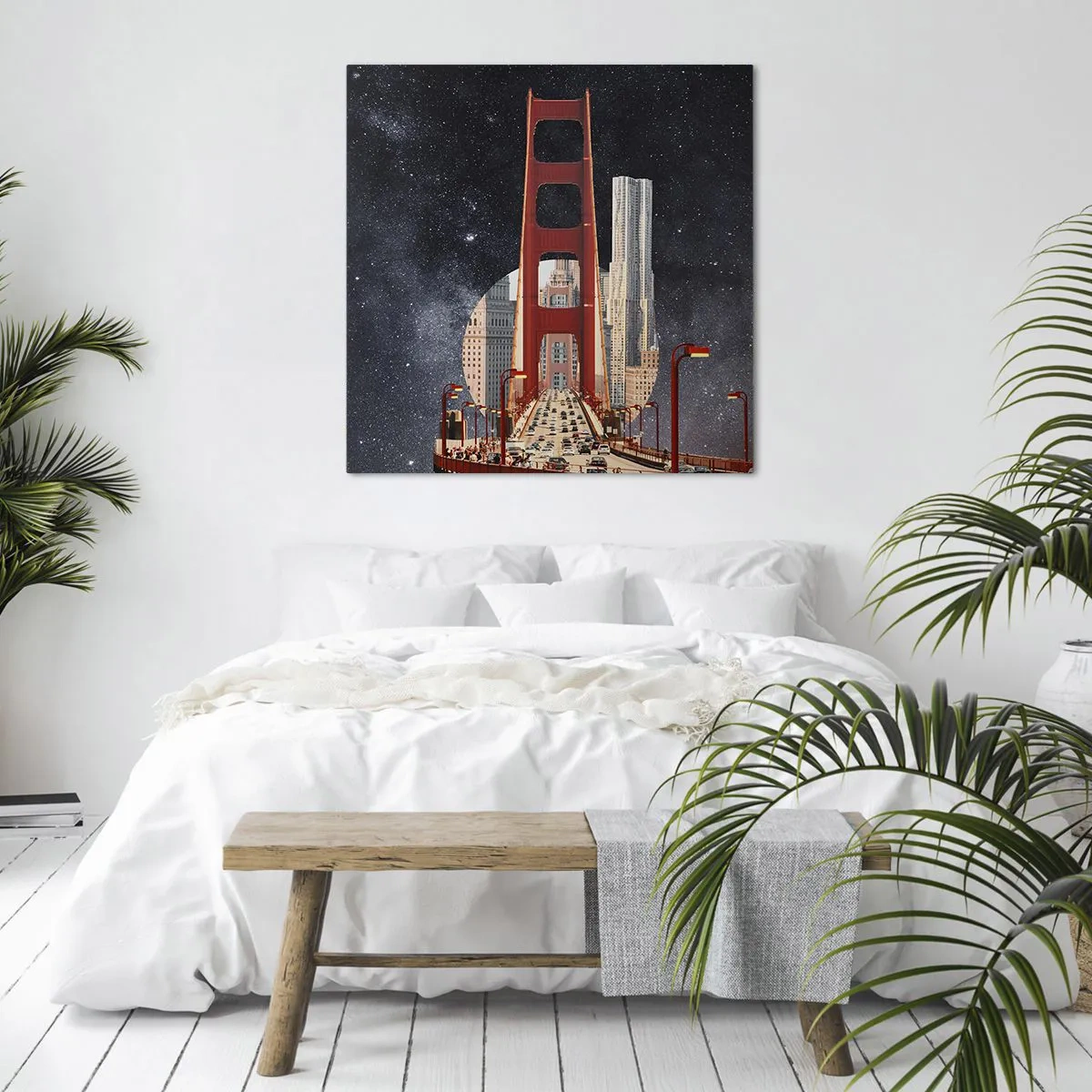 Tablou pe pânză - Întotdeauna în centru - 60x60 cm