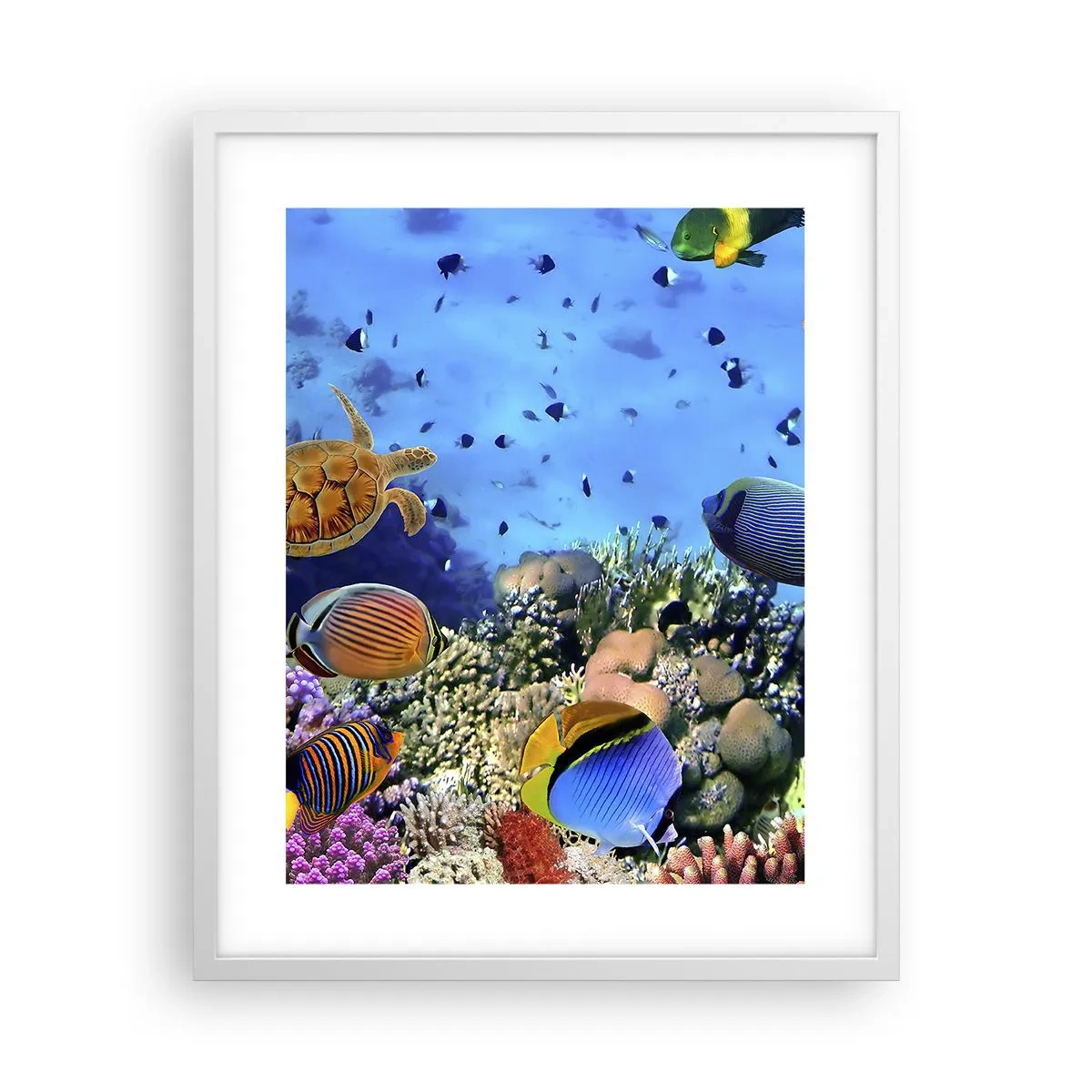 Poster în ramă albă - Și ce știm noi despre viață... - 40x50 cm