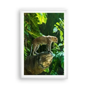 Poster în ramă albă - La vânătoare? - 61x91 cm