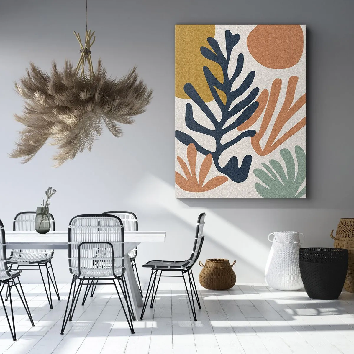 Tablou pe pânză - Mări de corali - 55x100 cm