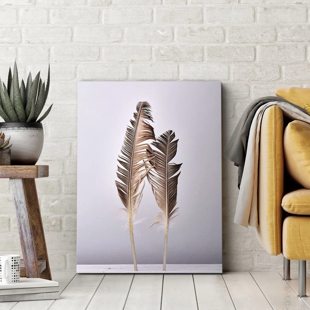 Tablou pe pânză - Împotriva neantului - 45x80 cm