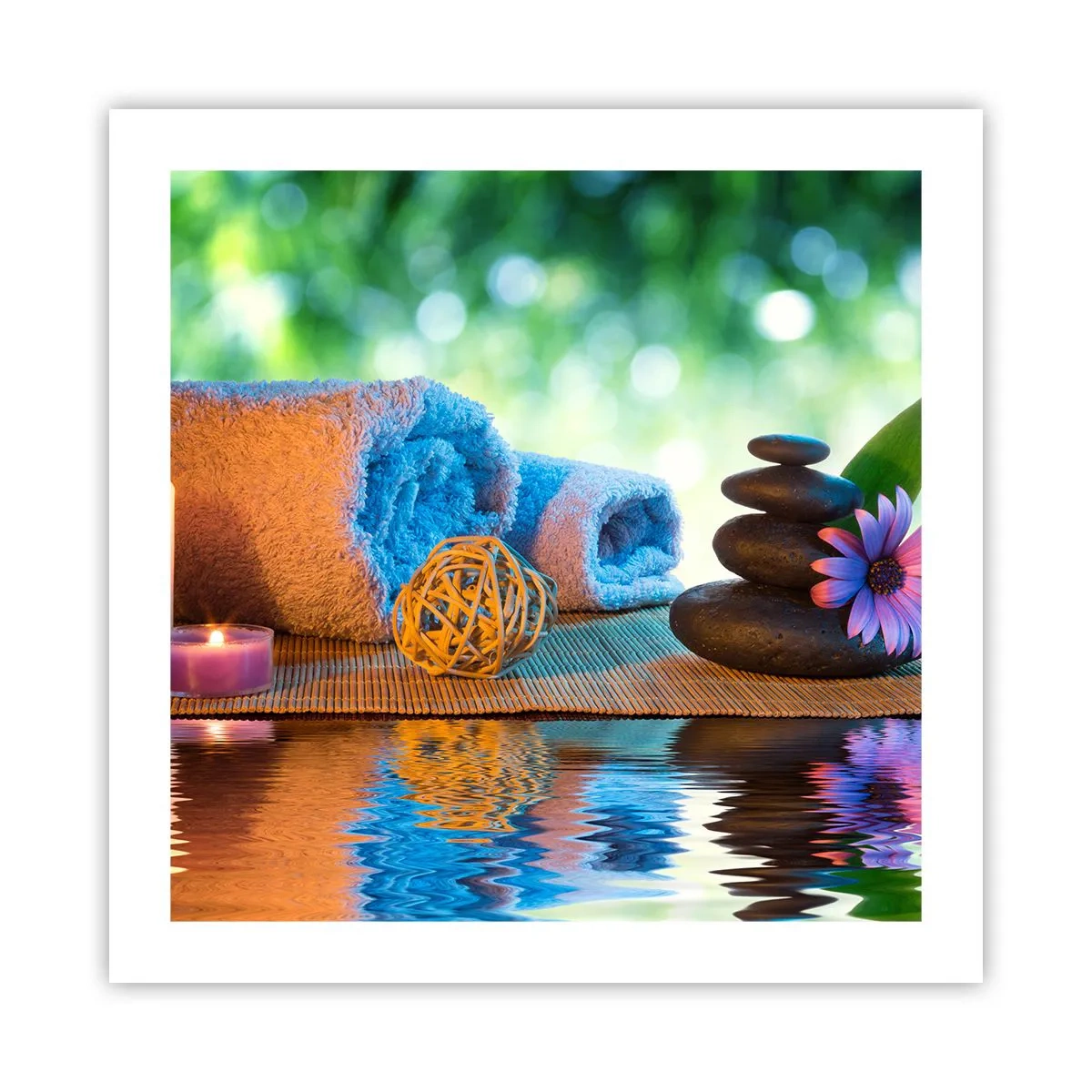 Poster - Timp pentru corp - 50x50 cm