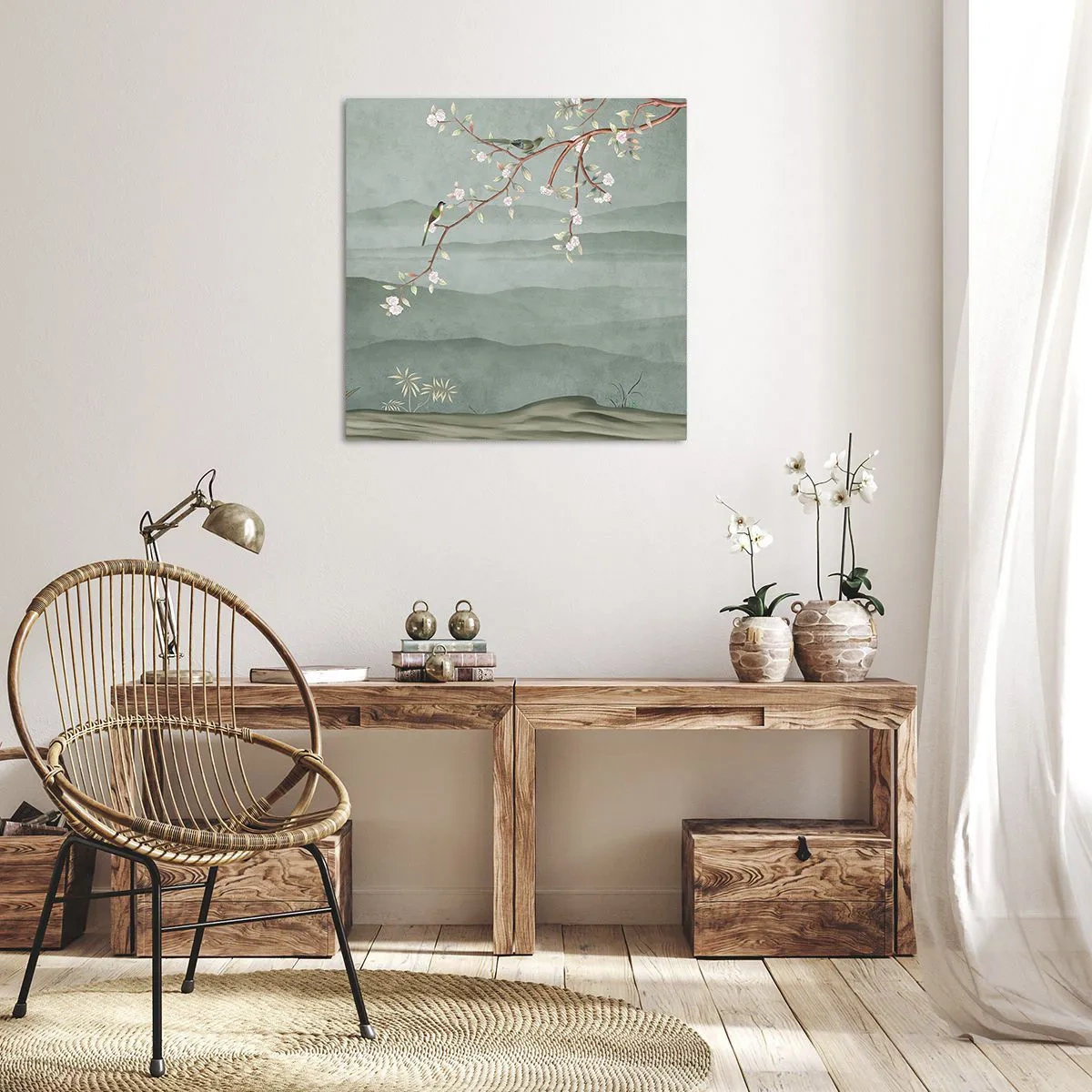 Tablou pe pânză - Primăvara, ah, tu ești - 70x70 cm