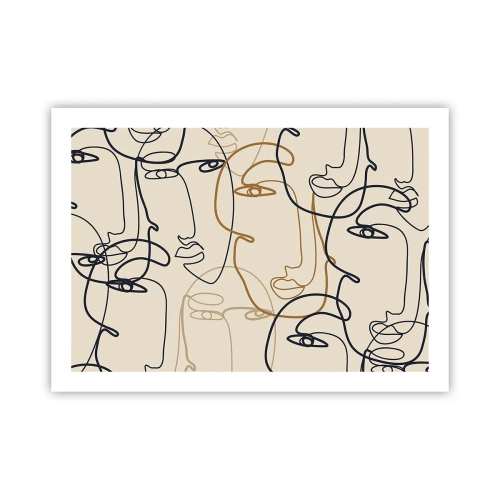 Poster - Portret multiplicat - 70x50 cm