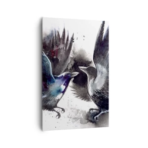 Tablou pe pânză - Bătălia corbilor - 80x120 cm