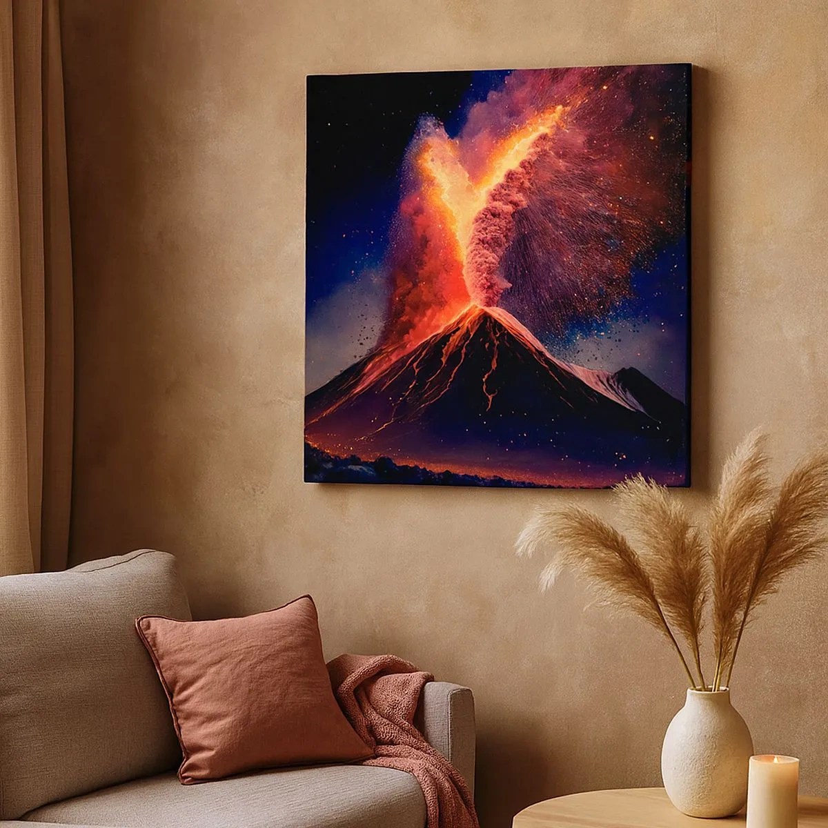 Tablou pe pânză - Frumusețe și groază - 30x30 cm