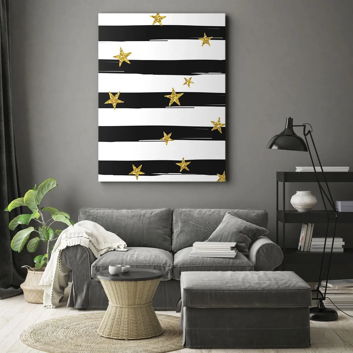 Tablou pe pânză - Cu toții ne-am născut sub o stea norocoasă - 50x70 cm