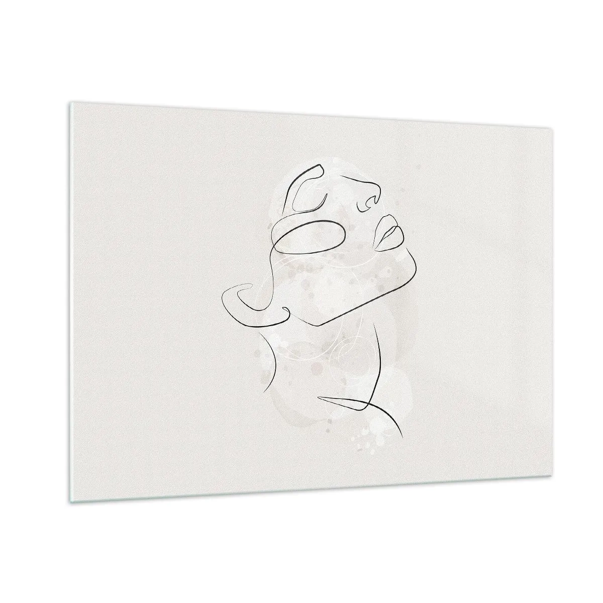 Tablou pe sticlă - Schiță de vis - 100x70 cm