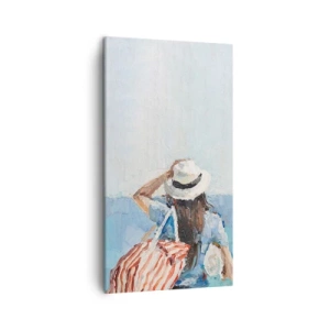 Tablou pe pânză - Bine ați venit în concediu - 45x80 cm