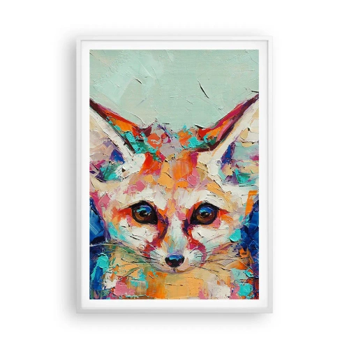 Poster în ramă albă - Sunteți gata pentru mine? - 70x100 cm