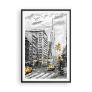 Poster în ramă neagră - O poveste din New York - 61x91 cm