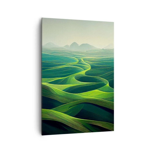 Tablou pe pânză - În văi verzi - 70x100 cm
