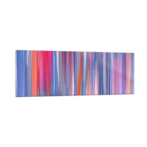 Tablou pe sticlă - Să intrăm în curcubeu - 90x30 cm