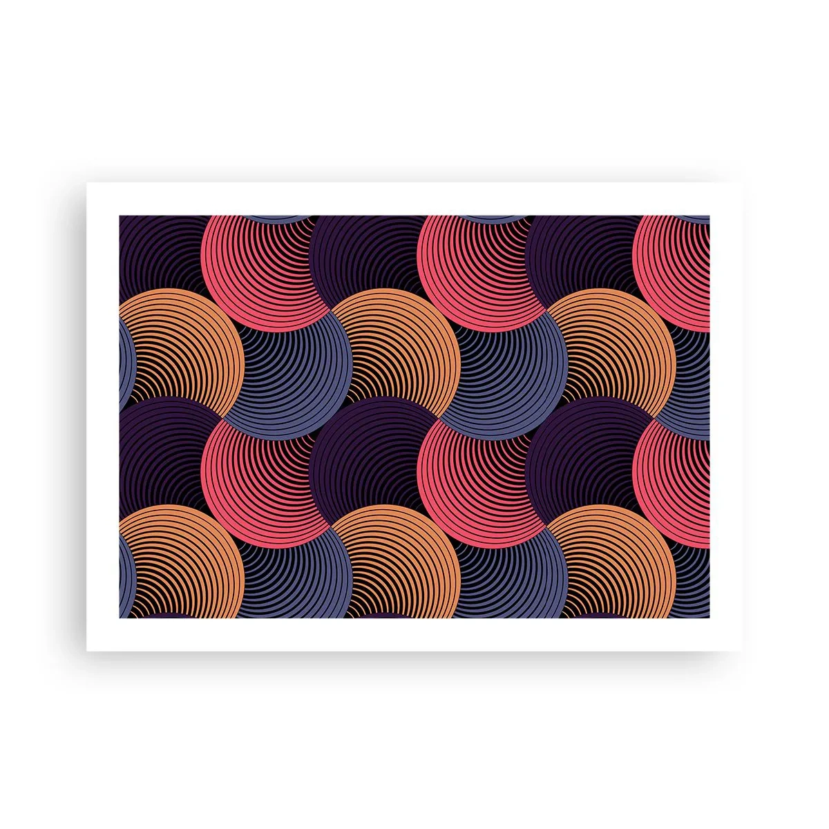 Poster - Într-un ritm de cerc - 70x50 cm