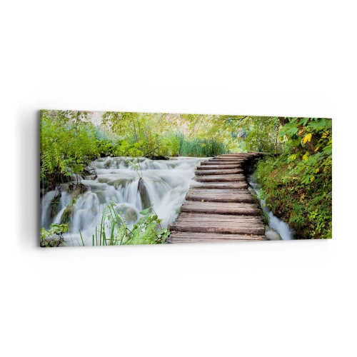 Tablou pe pânză - Nu este deloc o apă liniștită - 120x50 cm