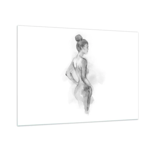 Tablou pe sticlă - Frumoasă ca o pictură - 100x70 cm