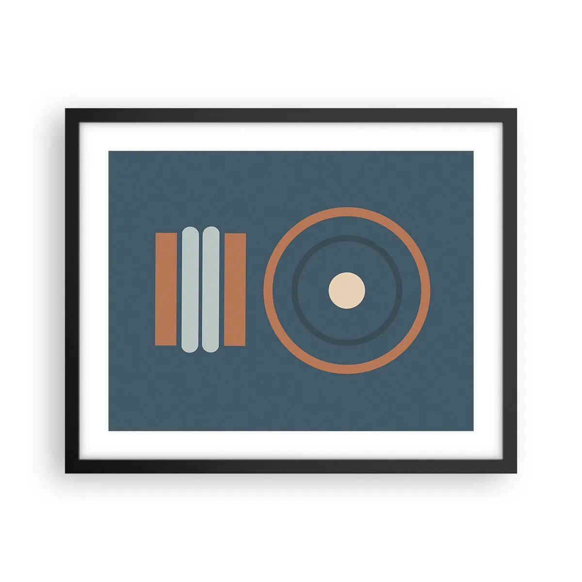 Poster în ramă neagră - Esența problemei - 50x40 cm