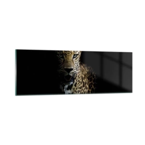 Tablou pe sticlă - Frumusețe întunecată - 90x30 cm