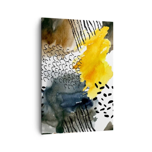 Tablou pe pânză - O întâlnire a elementelor - 70x100 cm