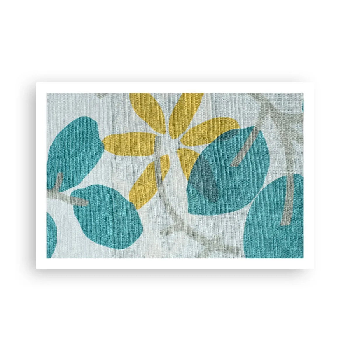 Poster - Printre frunzele de azur - 91x61 cm