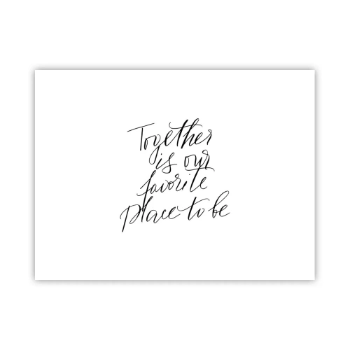 Poster - O simți și tu? - 40x30 cm