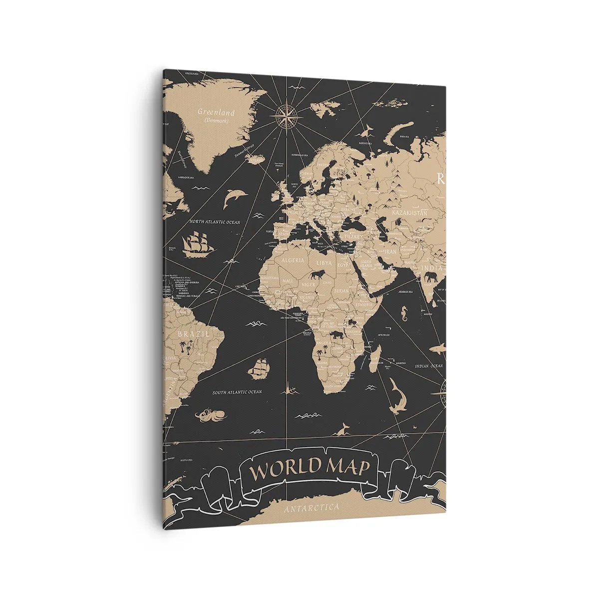 Tablou pe pânză - Limitele lumii mele - 70x100 cm