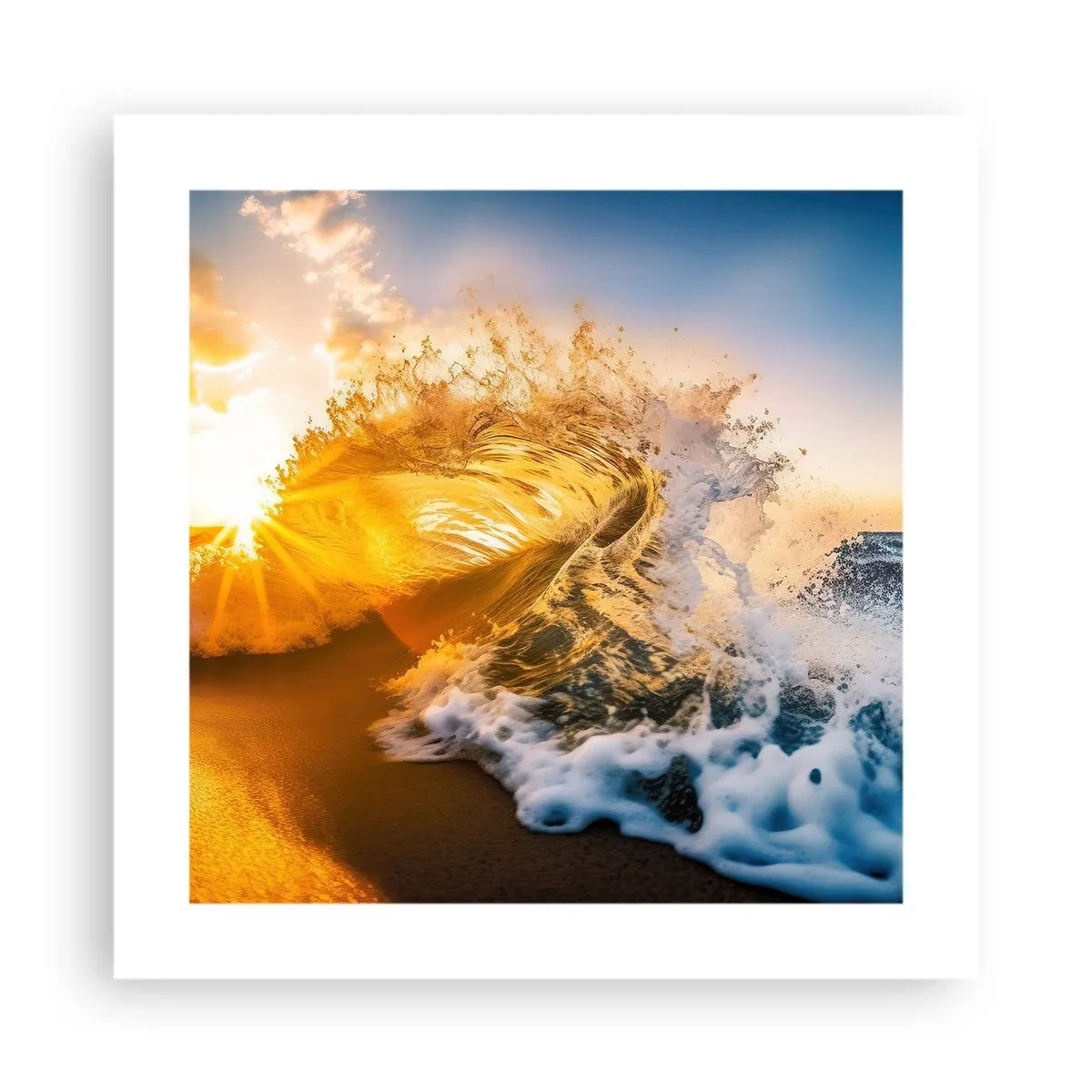 Poster - Joc în nisip - 40x40 cm