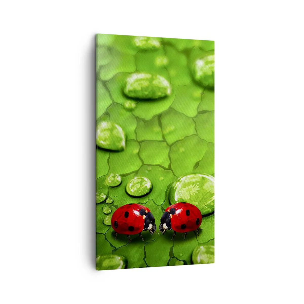 Tablou pe pânză - Întâlnire în verde - 45x80 cm