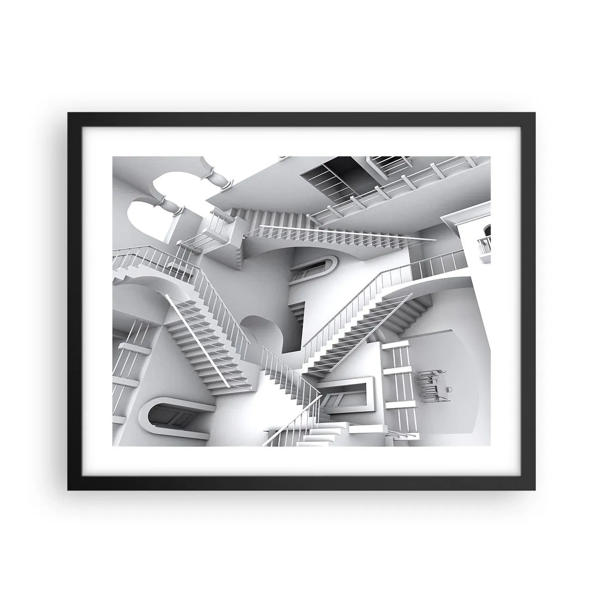 Poster în ramă neagră - Paradoxurile spațiului - 50x40 cm