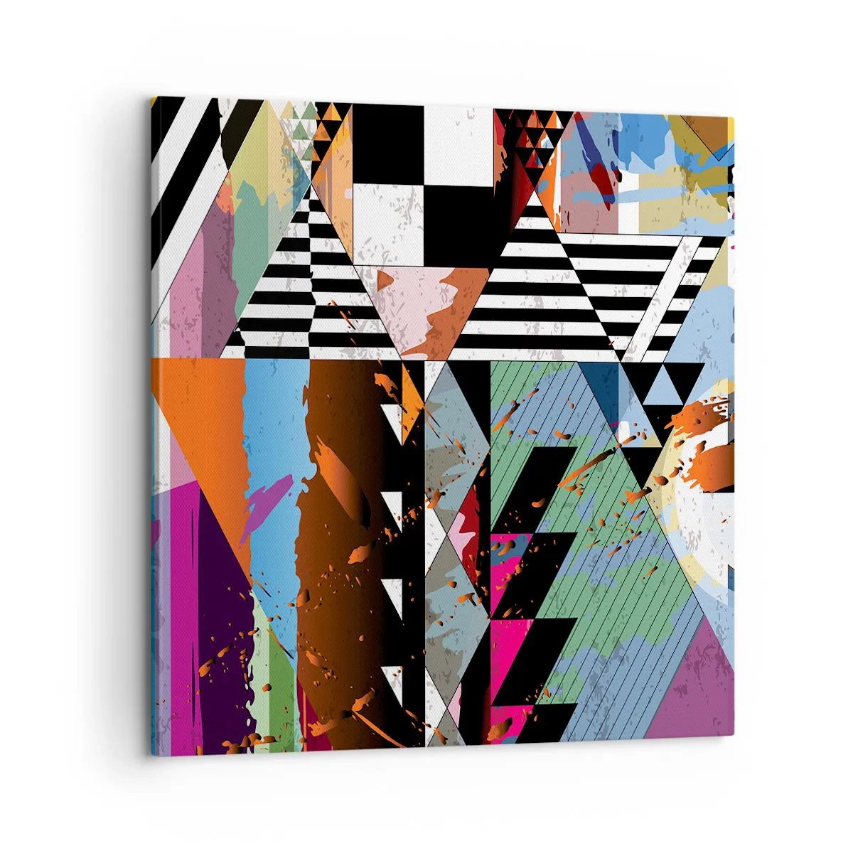 Tablou pe pânză - Geometric și organic - 60x60 cm