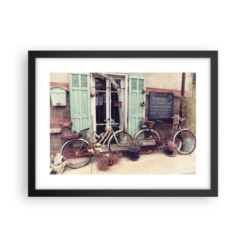 Poster în ramă neagră - Trăiască provincia! - 40x30 cm