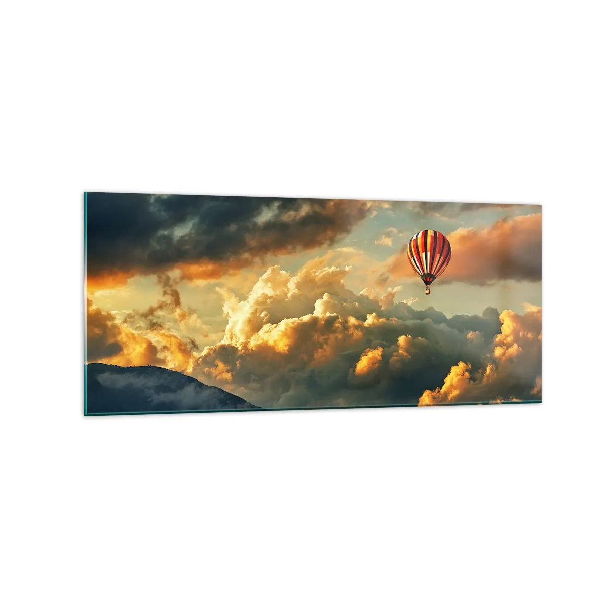 Tablou pe sticlă - Zbor pentru că vreau - 120x50 cm
