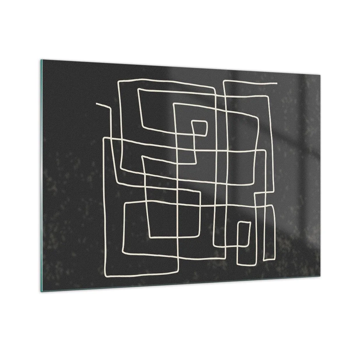 Tablou pe sticlă - Nu atât de simplu - 100x70 cm