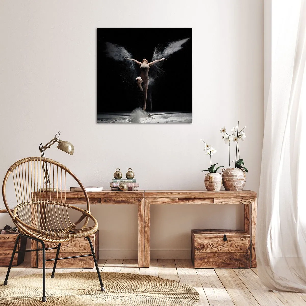 Tablou pe pânză - Elfii există - 60x60 cm