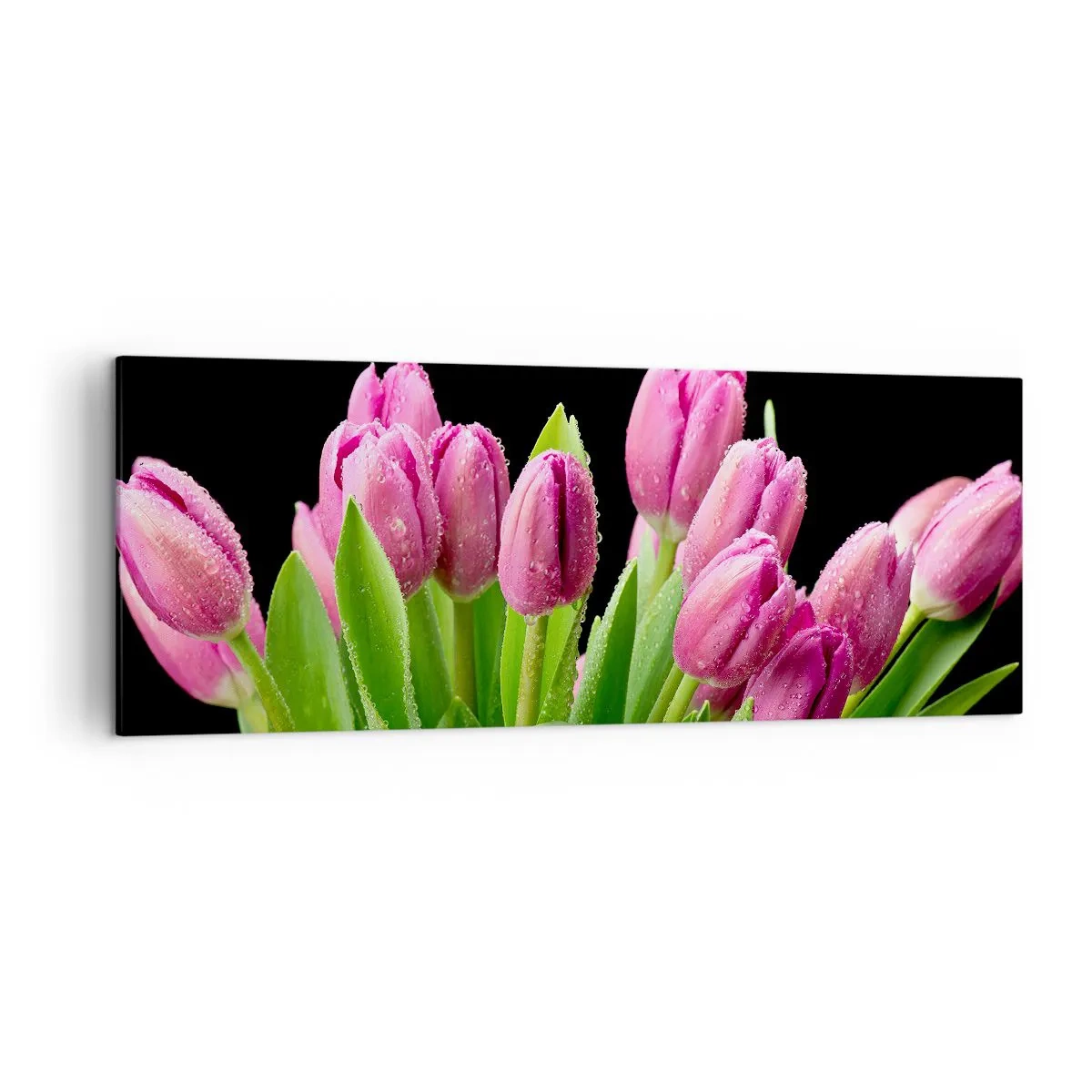 Tablou pe pânză - Bucurie de liliac de primăvară - 140x50 cm