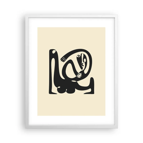 Poster în ramă albă - Aproape Picasso - 40x50 cm