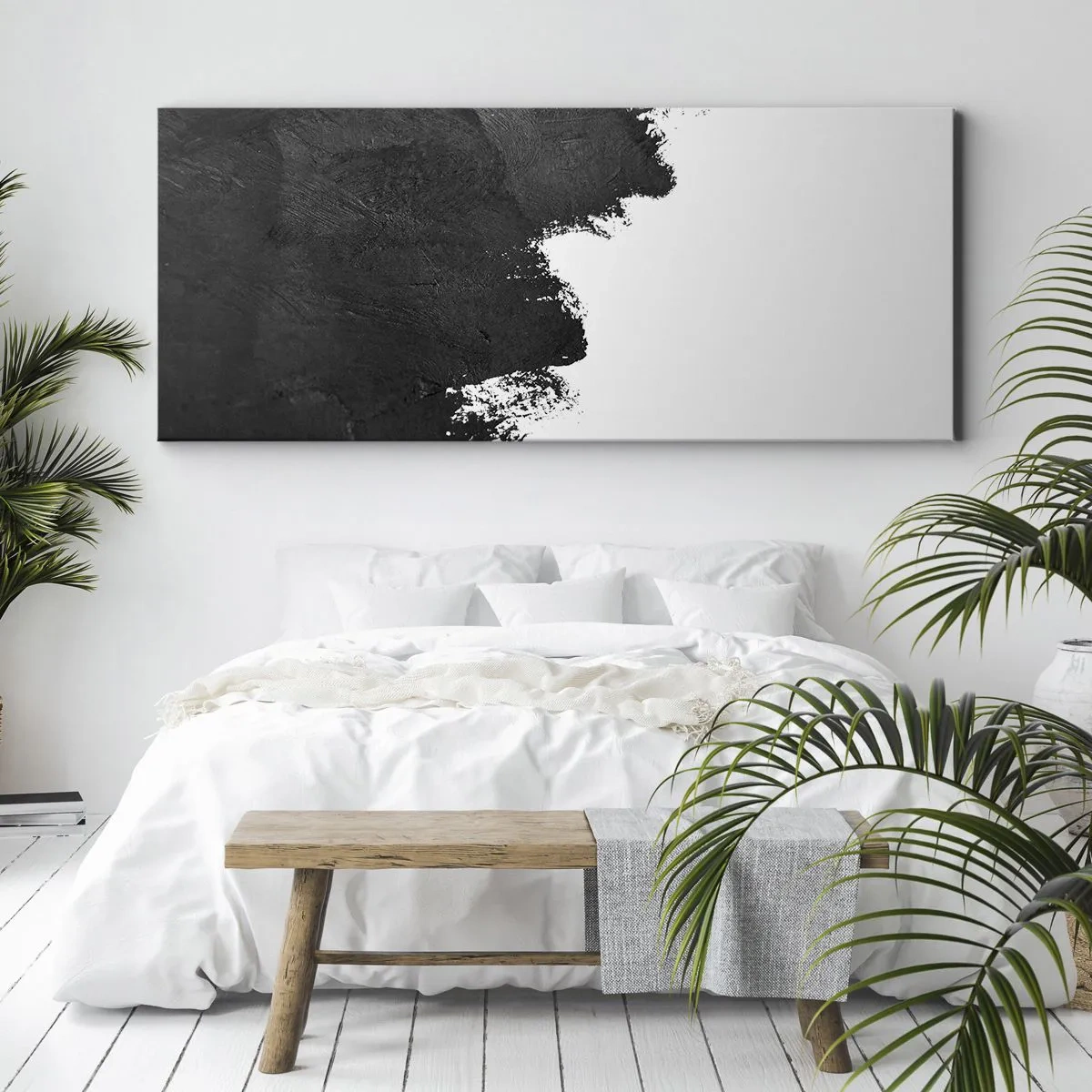 Tablou pe pânză - Elemente: pământ - 100x40 cm