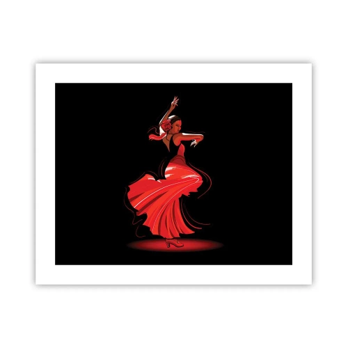 Poster - Spiritul înflăcărat al flamenco-ului - 50x40 cm