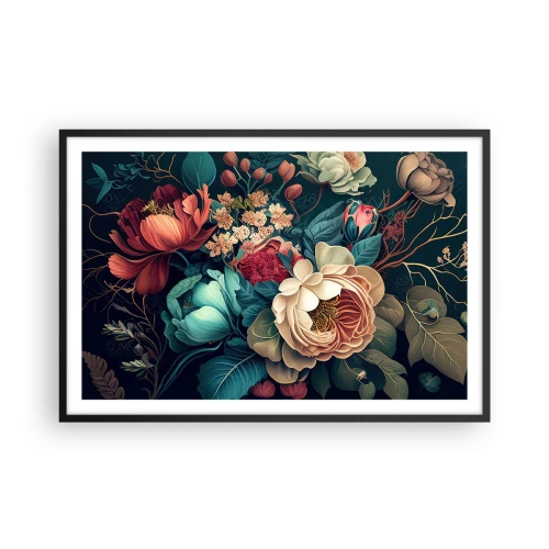 Poster în ramă neagră - Farmecul secolului al XIX-lea - 91x61 cm
