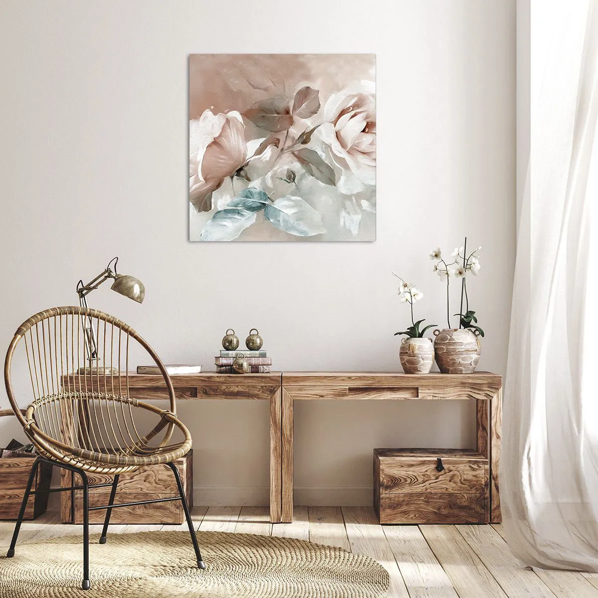 Tablou pe pânză - Spiritul romantismului - 60x60 cm