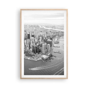 Poster în ramă de stejar deschis - Cum să nu iubești? - 61x91 cm