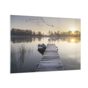 Tablou pe sticlă - O să mă întorc în curând - 100x70 cm