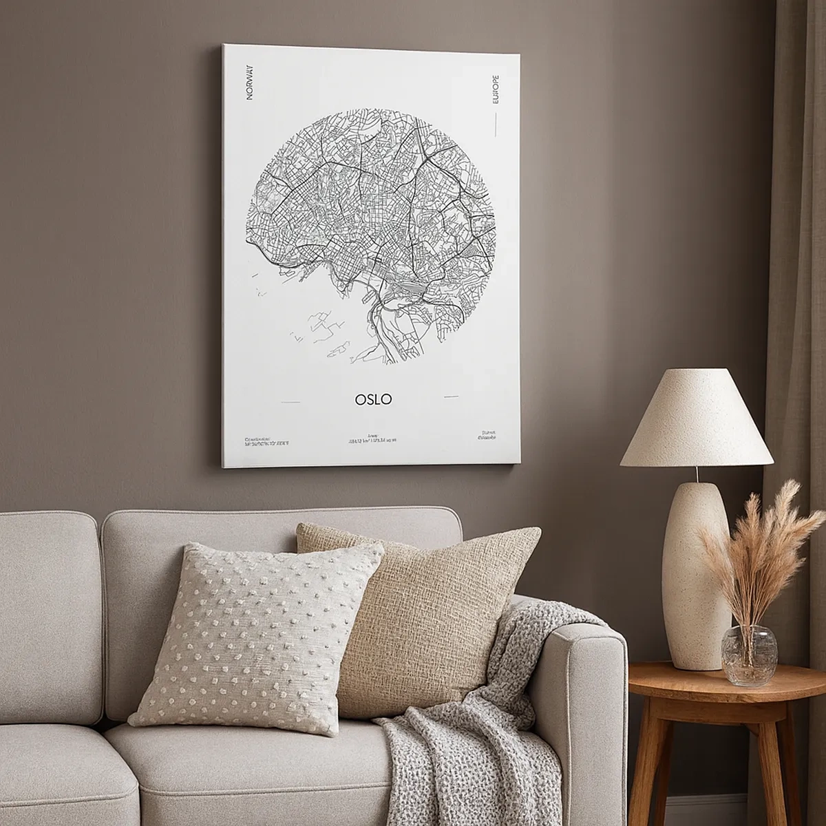Tablou pe pânză - Anatomia Oslo - 50x70 cm