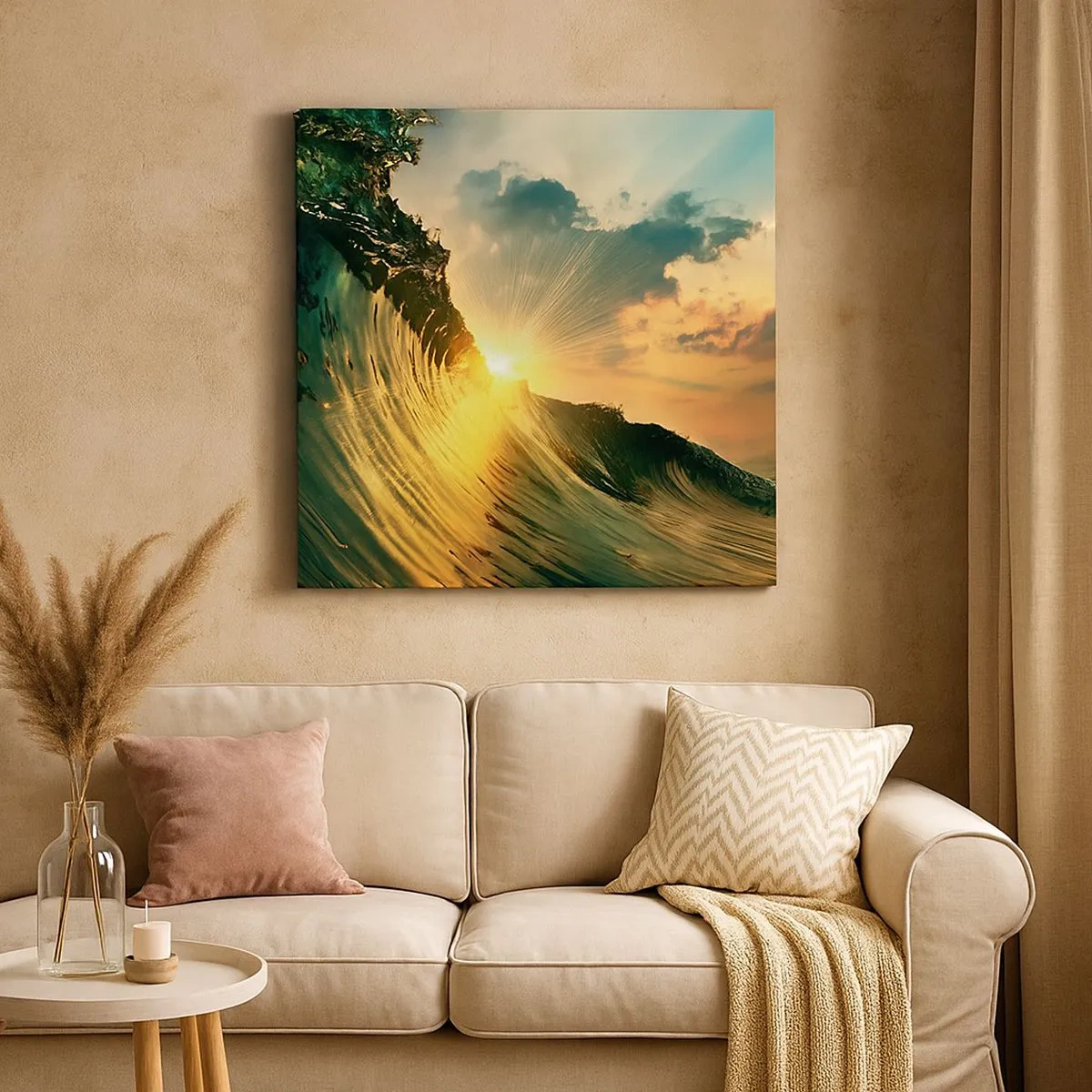 Tablou pe pânză - Surferule, unde ești? - 30x30 cm