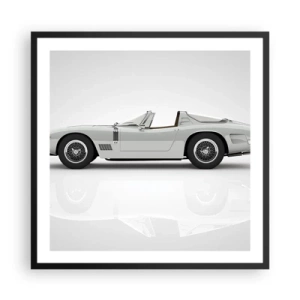 Poster în ramă neagră - Promisiunea distracției - 60x60 cm