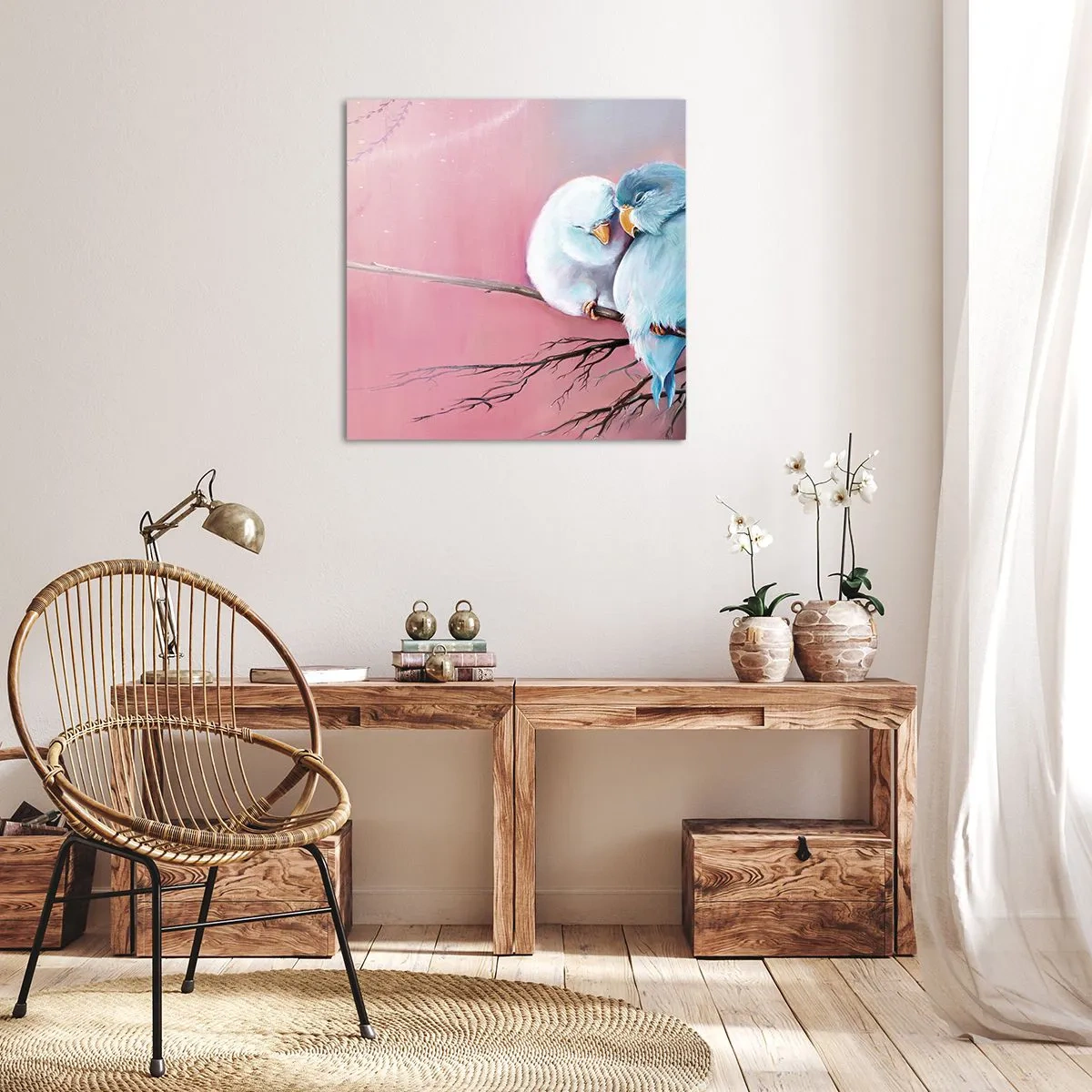 Tablou pe pânză - Ce mai este de adăugat?... - 70x70 cm