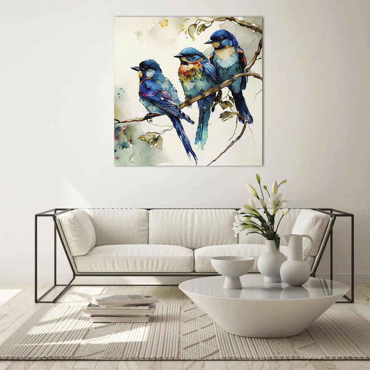 Tablou pe sticlă - Se simte jignit? - 50x50 cm