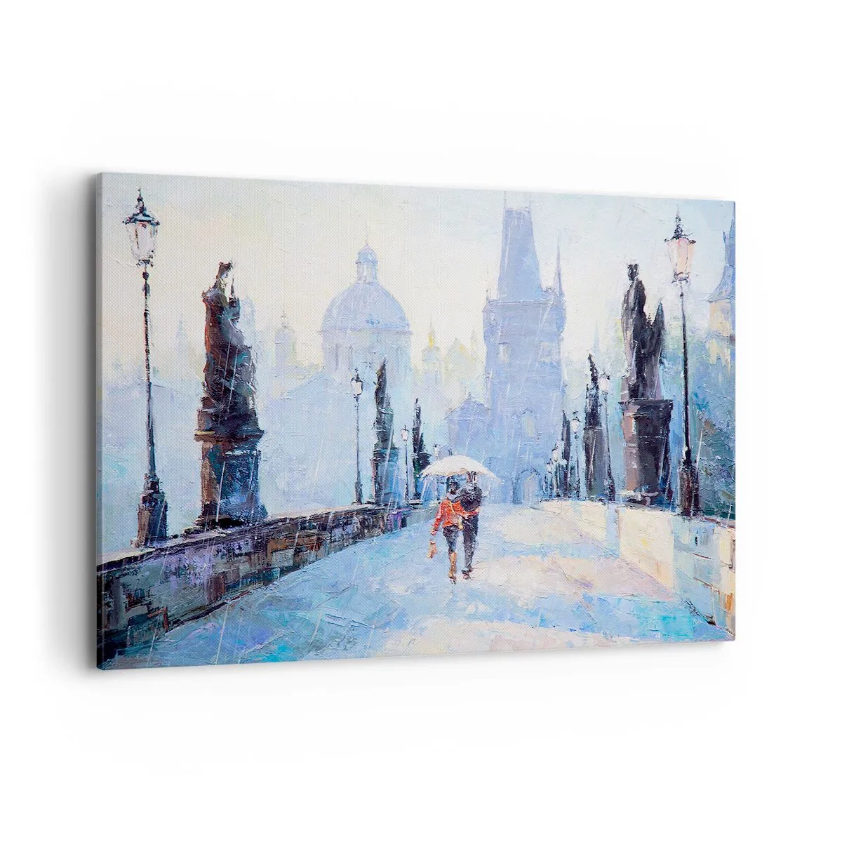 Tablou pe pânză - Probabil că am fost vrăjiți de ploaie - 120x80 cm
