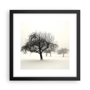 Poster în ramă neagră - Hibernare - 30x30 cm