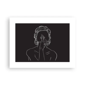 Poster - Frumusețea înflorește în tăcere - 40x30 cm